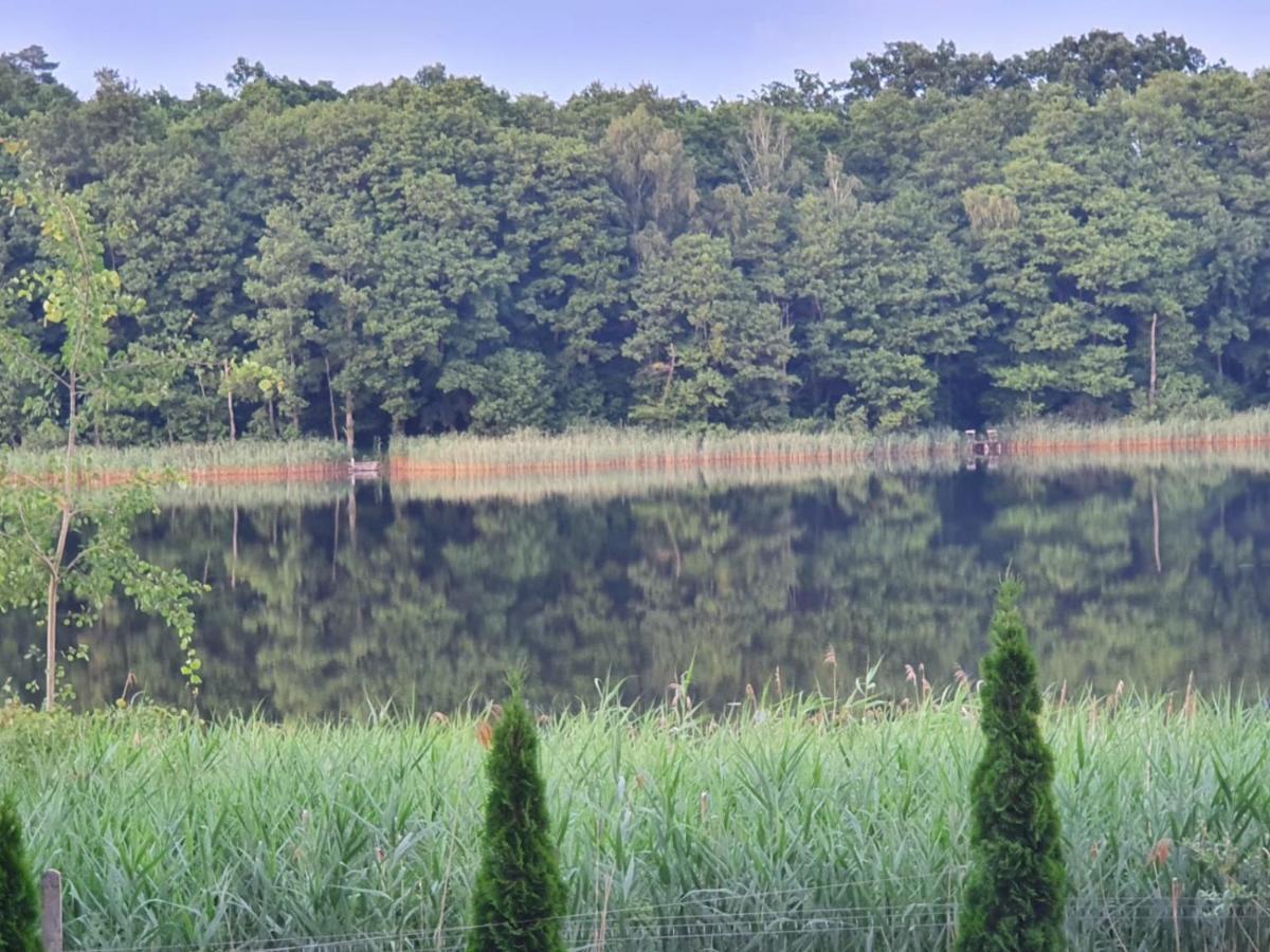 Domek Nad Jeziorem Klepnica Buitenkant foto